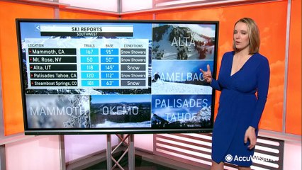 Your midweek ski forecast across the US