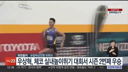 Video herunterladen: 우상혁, 체코 실내높이뛰기 대회서 시즌 2번째 우승