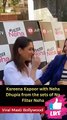 Kareena Kapoor with Neha Dhupia from the sets of No Filter Neha