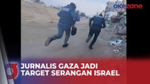 Jurnalis di Gaza Lari Kepanikan, Ngaku Jadi Target Serangan Israel