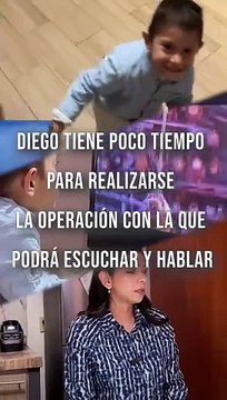 Diego es un niño de tres años y medio que necesita ayuda para realizarse una operación que le ayudará a escuchar y hablar #TuNotiReel