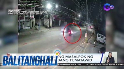 Babae, patay nang masalpok ng motorsiklo habang tumatawid | BT