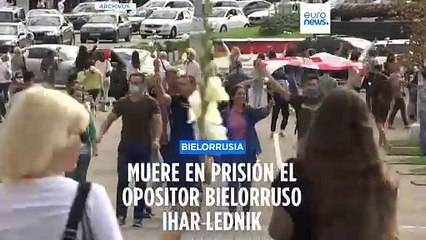 Muere en prisión el opositor bielorruso Ihar Lednik
