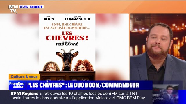 Le duo Jérôme Commandeur et Dany Boon à l'affiche du film Les Chèvres! en salle ce mercredi