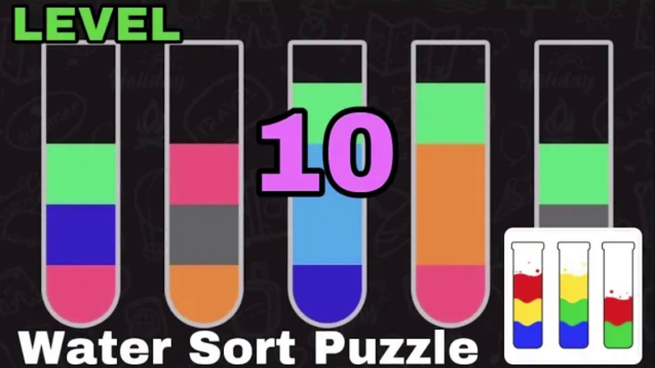 WATER SORT PUZZLE - [LEVEL 10]