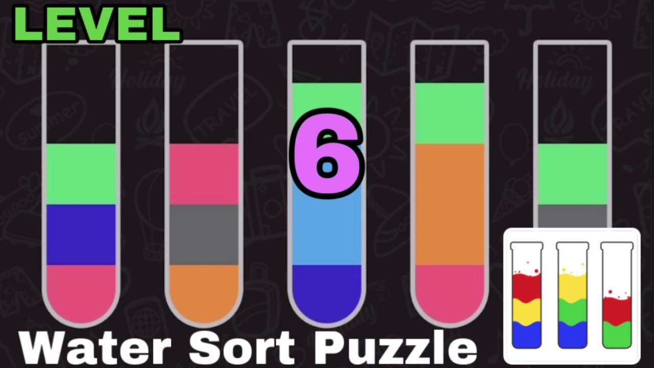 WATER SORT PUZZLE [LEVEL 6] video Dailymotion