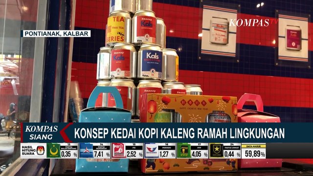 Unik! Kedai Kopi Ini Usung Tema Kemasan Kaleng