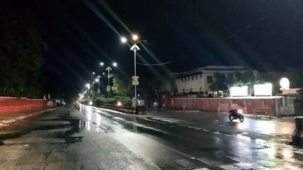 बारिश के बीच देखिए जयपुर रोड का नजारा.....देखे वीडियो
