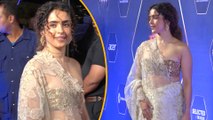 Sanya Malhotra's Graces The Red Carpet Of Dadasaheb Phalke International Film Festival Awards 2024