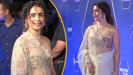 Sanya Malhotra's Graces The Red Carpet Of Dadasaheb Phalke International Film Festival Awards 2024
