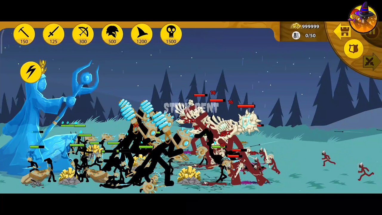 HACK GOLD STRATEGY WITH 9999999 MINERS SUMMON A GUARD GRIFFON | HACK STICK WAR LEGACY | STICK BENT