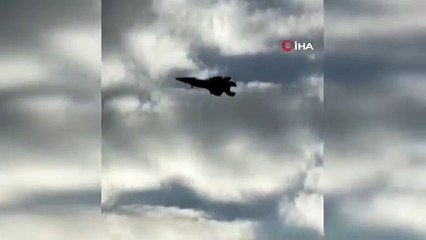 Türkiye'nin Milli Muharip uçağı KAAN sabah saatlerinde gökyüzüyle buluştu