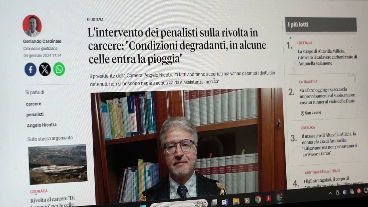 Vergognamoci del Carcere di Agrigento e del PD che tace