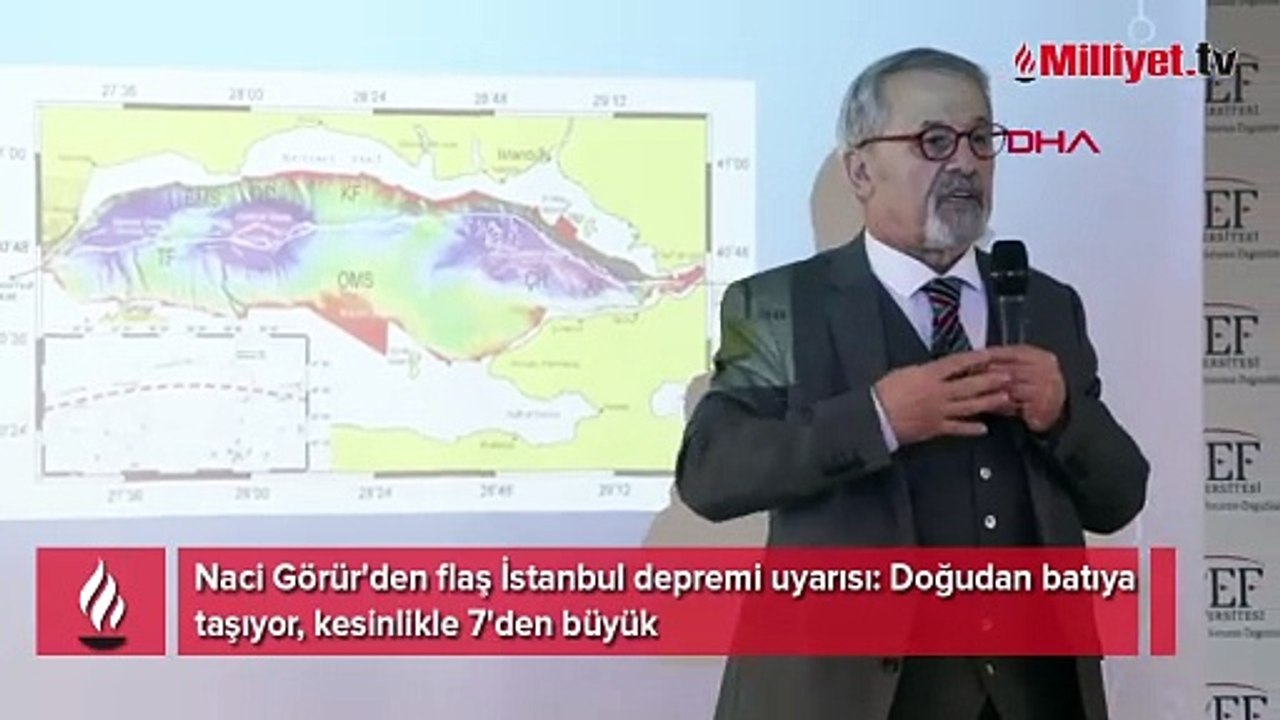 Naci Görür'den flaş İstanbul depremi uyarısı: Doğudan batıya taşıyor, kesinlikle 7'den büyük