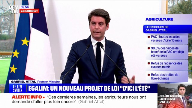 Elle n'est pas très à l'aise sur le fond : Gabriel Attal réagit au refus de Marine Le Pen de débattre avec lui sur l'agriculture