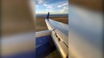 Flight makes emergency landing after wing comes apart mid-air