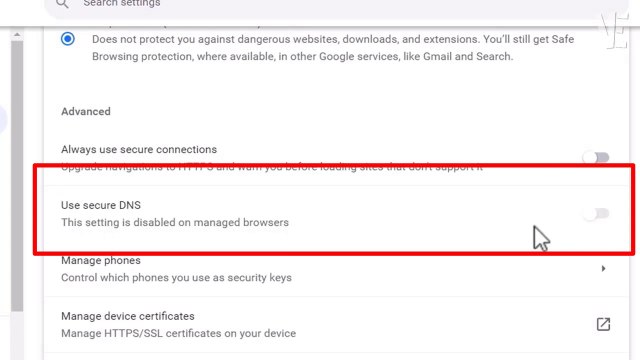 How To Fix This Setting is Disabled on Managed Browsers and Enable Use secure DNS in Google Chrome