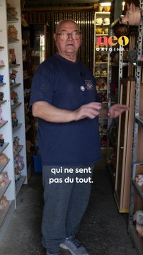 Christian Viguier est collectionneur de figurines de cochons (tirelires, théières, sculptures...). Il en a de toutes sortes et plus de 5 000 au total. Nous l’avons rencontré dans sa porcherie !