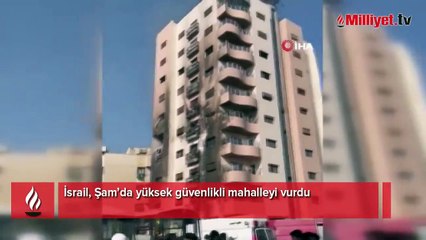 İsrail, Şam’da yüksek güvenlikli mahalleyi vurdu