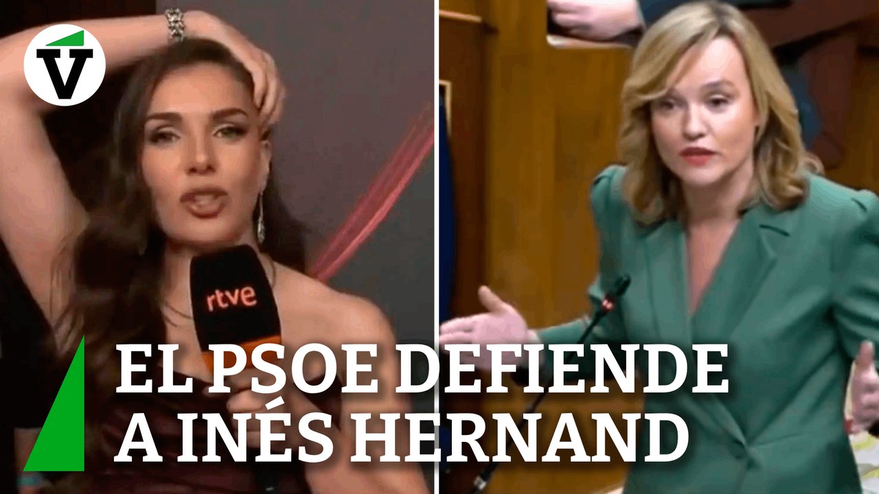 Así defiende el PSOE la adulación de Inés Hernand en RTVE a Pedro Sánchez en los Goya