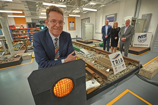 Andy Street talks about the new Transport, Rail and Infrastructure Academy in Dudley