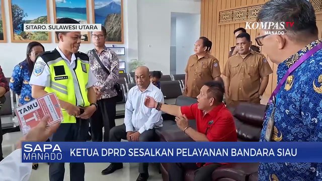 Ketua DPRD Sitaro Kecewa Pelayanan Di Bandara Siau