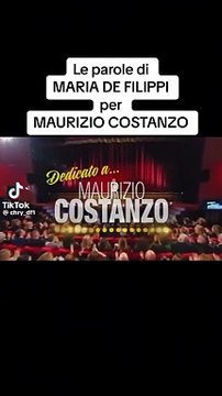 Dedicato a...Maurizio Costanzo con Maria De Filippi e Fabio Fazio