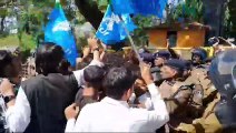 आरडीवीवी में भ्रष्टाचार के खिलाफ एनएसयूआई का प्रदर्शन, पुलिस से झड़प- देखें वीडियो