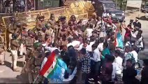 आरडीवीवी में भ्रष्टाचार के खिलाफ एनएसयूआई का प्रदर्शन, पुलिस से झड़प- देखें वीडियो