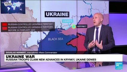 Ukraine denies losing Dnipro bridgehead as Moscow touts successes