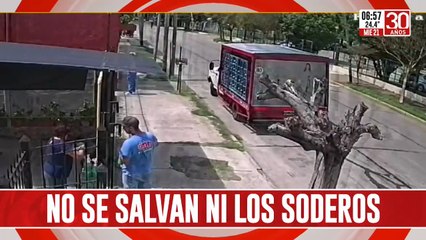 Sodero fue abordado a punta de pistola por un delincuente: le robó  $1.500