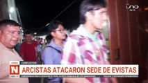 Arcistas y Evistas se enfrentan en Santa Cruz