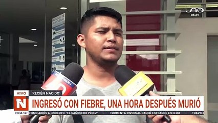 Un bebé muere tras ser ingresado al hospital con fiebre