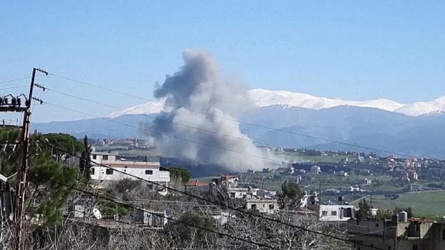 بلدة الخيام اللبنانية تتعرض لقصف إسرائيلي