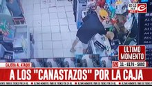 Entró a robar a un super chino: terminó con la cabeza rota