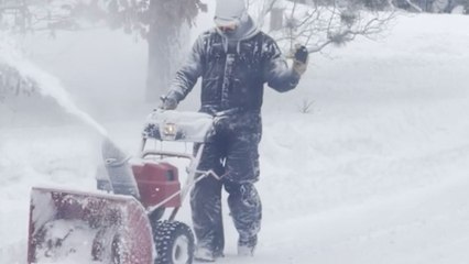 Fiance Caught Dancing To Music While Clearing Snow | Happily TV