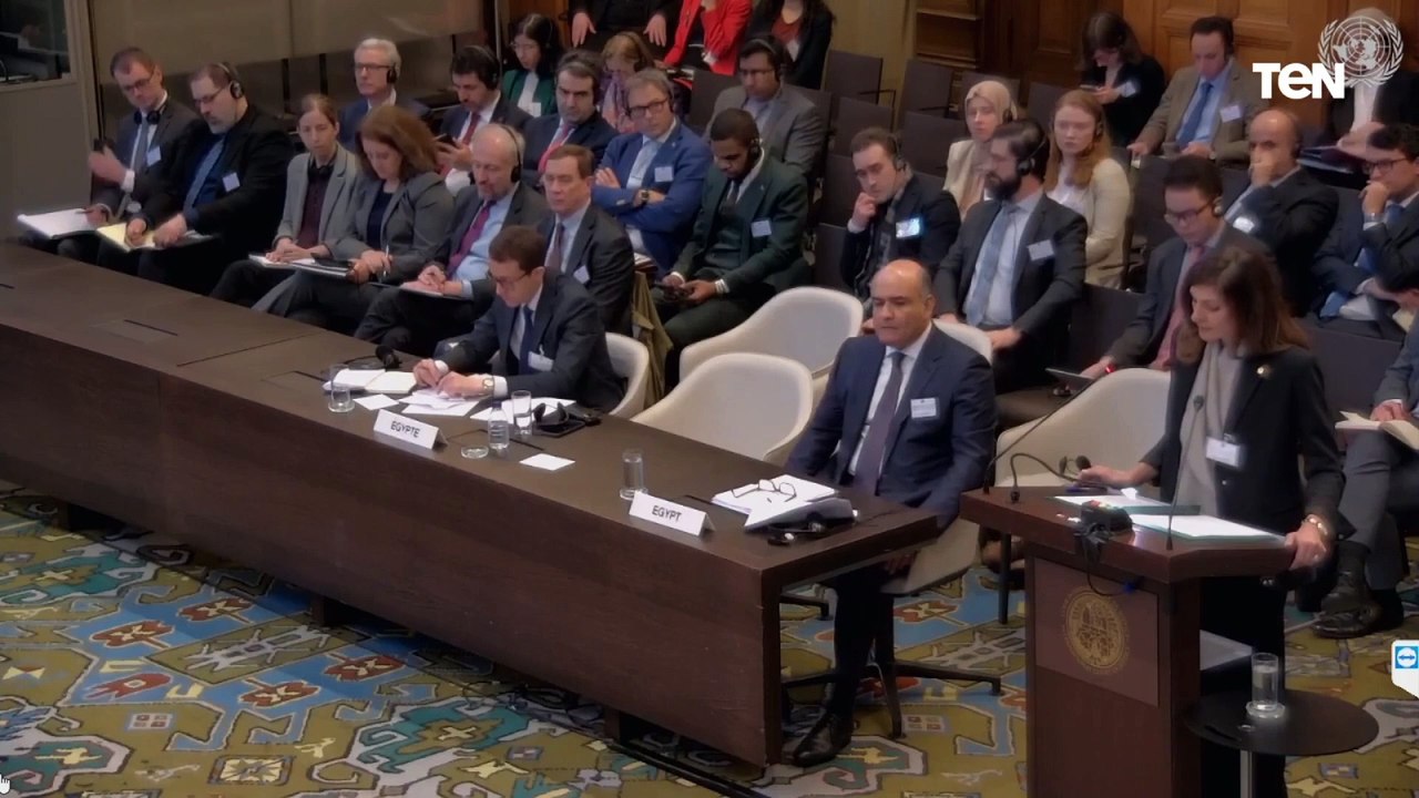 جلسة المرافعة المصرية أمام محكمة العدل الدولية بشأن الممارسات الإسرائيلية في الأراضي الفلسطينية
