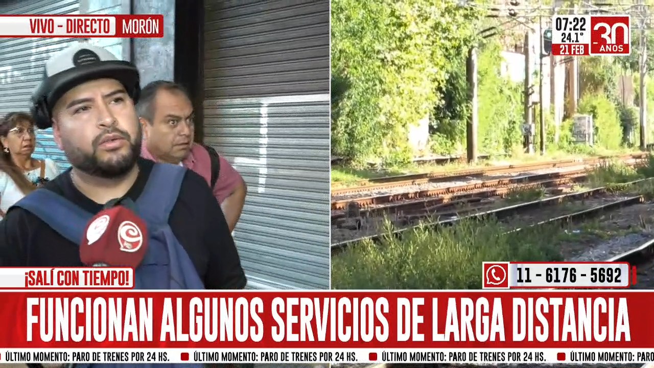 Paro de trenes: largas filas para tomar el colectivo