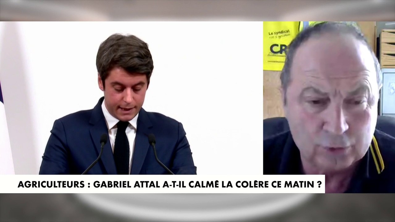 Agriculteurs : Gabriel Attal a-t-il calmé la colère ce matin ?