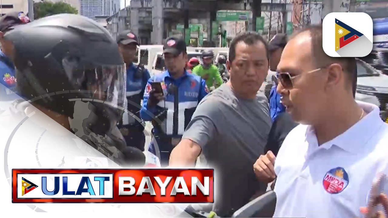Ilang motoristang ilegal na dumaan sa Edsa Busway, hinuli at tiniketan ng MMDA