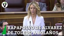 Rapapolvo de Cayetana Álvarez de Toledo a Bolaños y al PSOE, al que acusa de partido bisagra con el independentismo