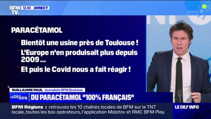Une usine de paracétamol 100% français va s'installer près de Toulouse au premier semestre 2025
