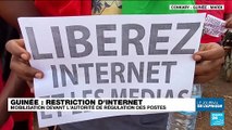 Guinée : mobilisation contre la censure de certains médias et d'internet