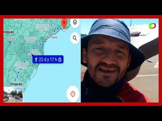 Torcedor do Boca viaja a pé da Argentina para assistir à final da Libertadores no RJ