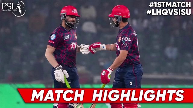 Lahore Qalandars vs Islamabad United 1st PSL 2024 Cricket Match Full Highlights | LHQ vs ISU 2024 psl tickets