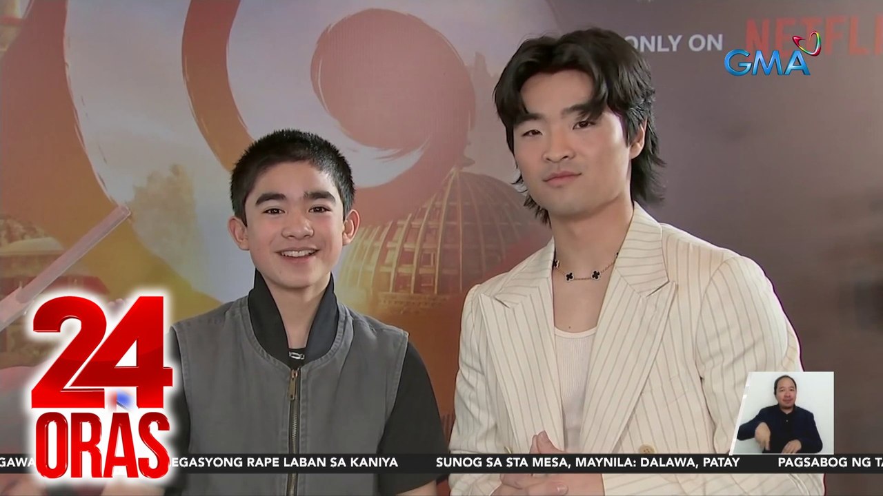 Fil-Canadian na bibida bilang "Aang" sa live-action "Avatar: The Last Airbender", nasa bansa; kasama pa ang gaganap na "Prince Zuko" | 24 Oras