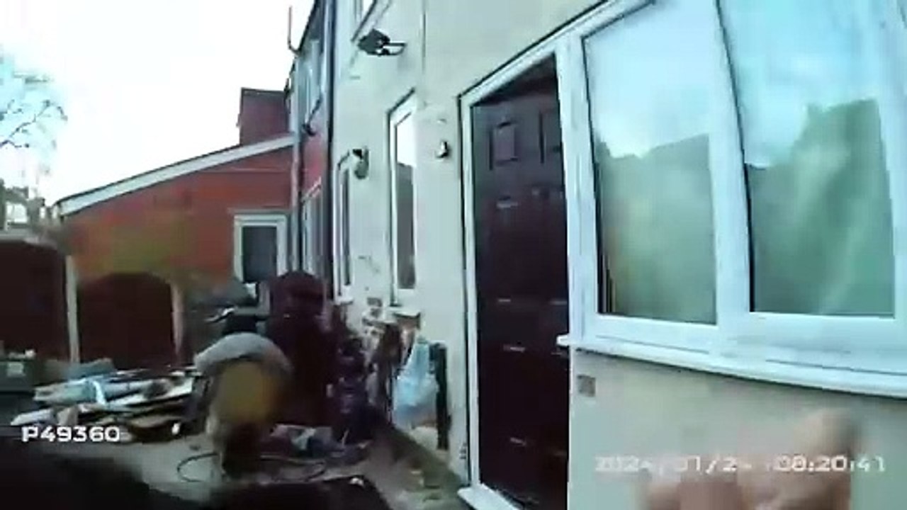 Watch moment Yorkshire man cried in front of police after throwing heroin stash over fence