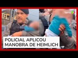 Policial socorre e salva bebê engasgado em Porto Alegre
