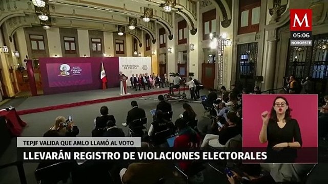 TEPJF inspeccionará el registro de violaciones electorales de AMLO; será considerado en resultados