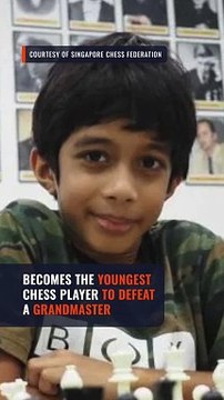 8-year-old chess prodigy becomes youngest to beat grandmaster
